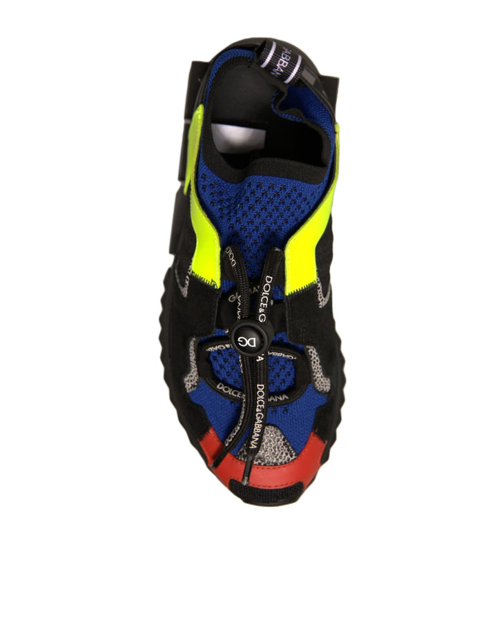 Dolce &amp; Gabbana Multicolor Low Top Sorrento Sneakers Shoes