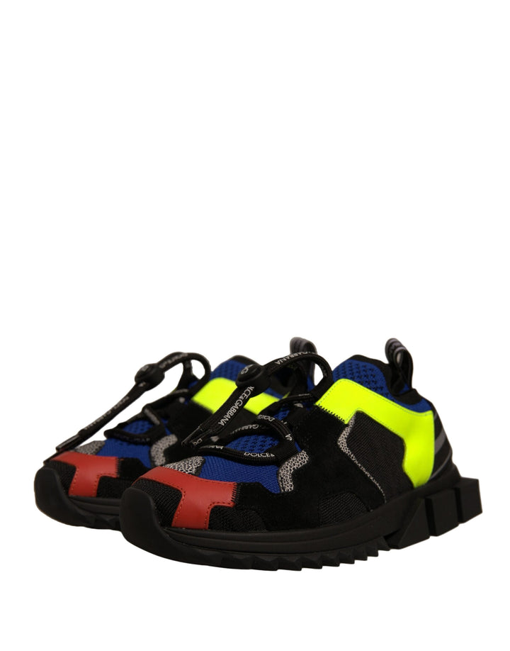 Dolce &amp; Gabbana Multicolor Low Top Sorrento Sneakers Shoes