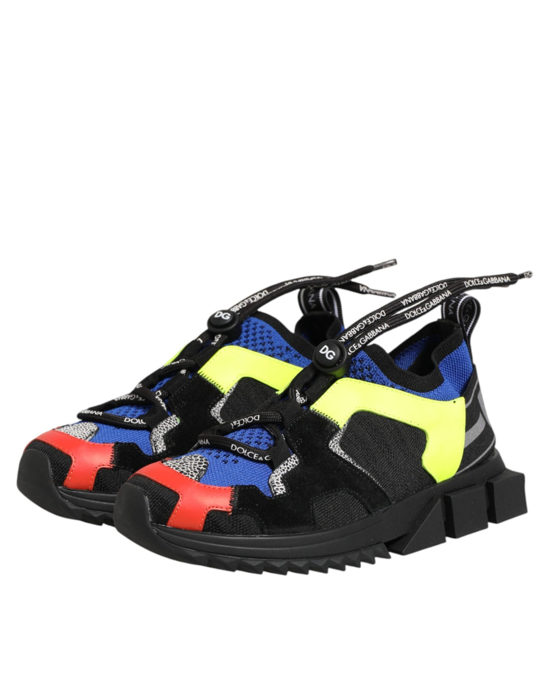Dolce &amp; Gabbana Multicolor Low Top Sorrento Sneakers Shoes