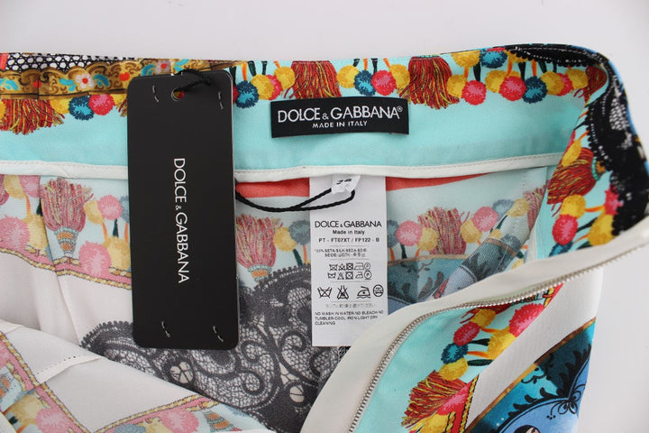 Vestido Sicilia con pantalones capri de mayólica de Dolce Gabbana
