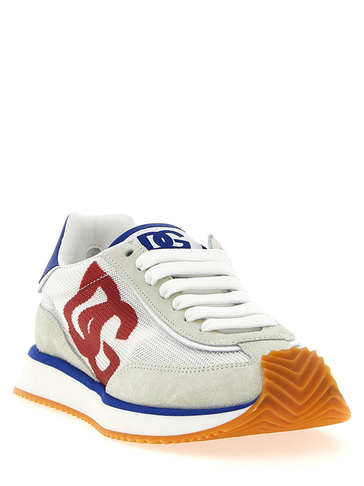 Dolce &amp; Gabbana Multicolor Polyester Athletic Sneakers