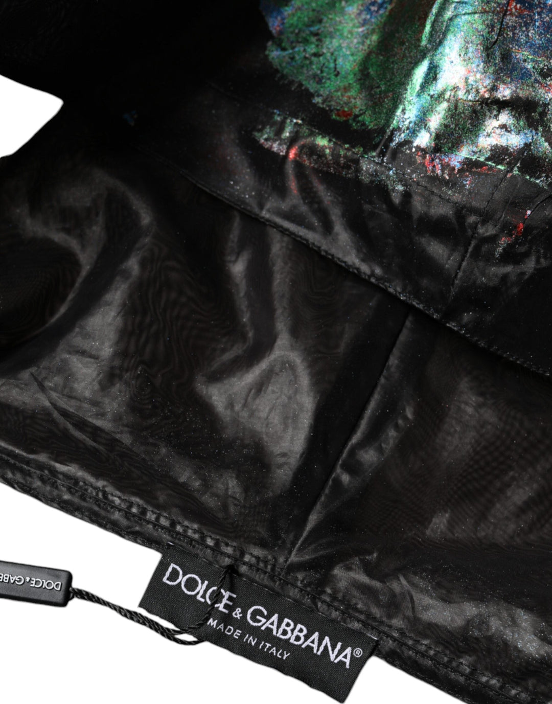 Women’s Dolce &amp; Gabbana Multicolor Print Hooded Sweatshirt Sweater