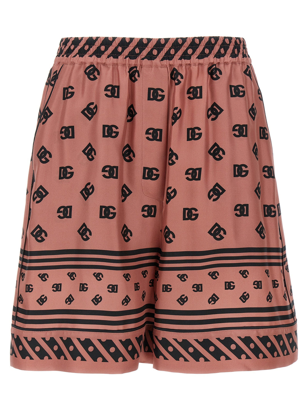 Women’s Dolce &amp; Gabbana Multicolor Silk Bermuda Shorts