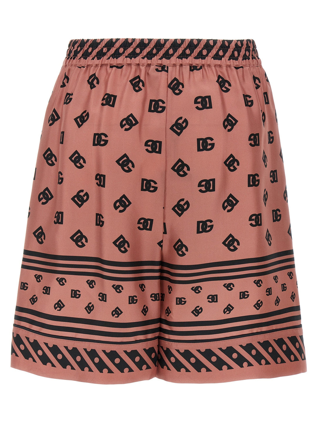 Women’s Dolce &amp; Gabbana Multicolor Silk Bermuda Shorts