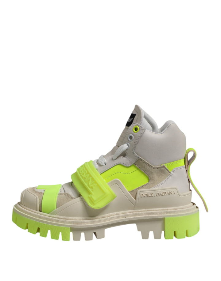 Dolce &amp; Gabbana Multicolor Trekking Boots Sneakers Shoes