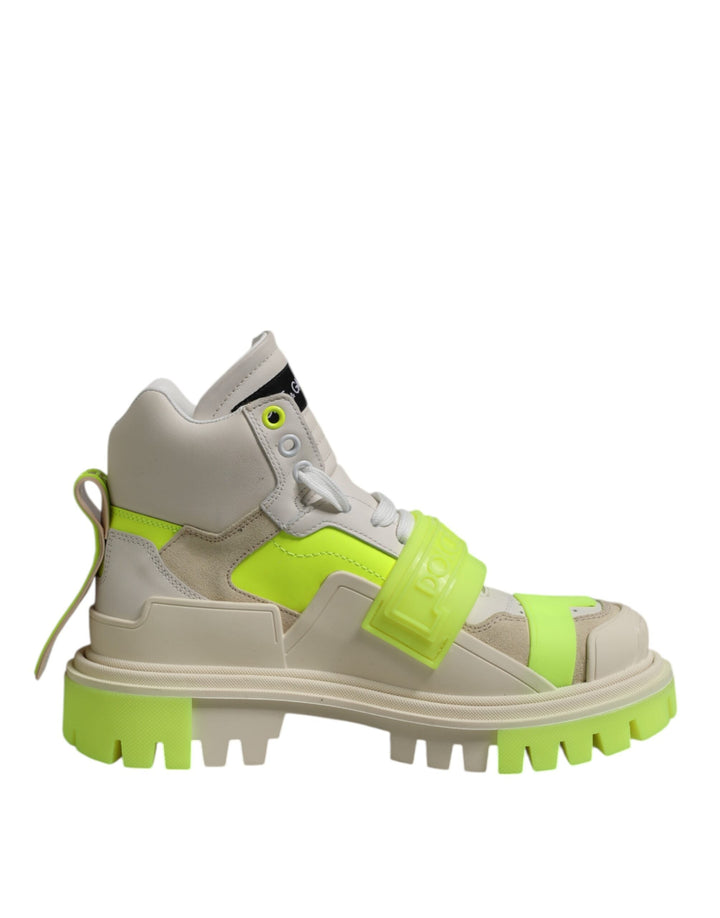 Dolce &amp; Gabbana Multicolor Trekking Boots Sneakers Shoes