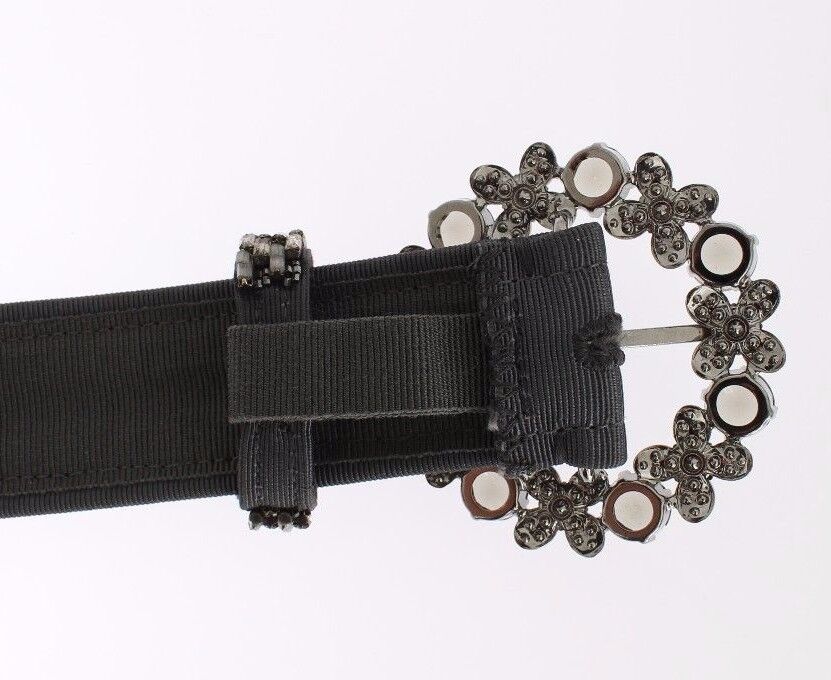 Women’s Dolce &amp; Gabbana Multicolor Wide Crystal Buckle Sequined Belt