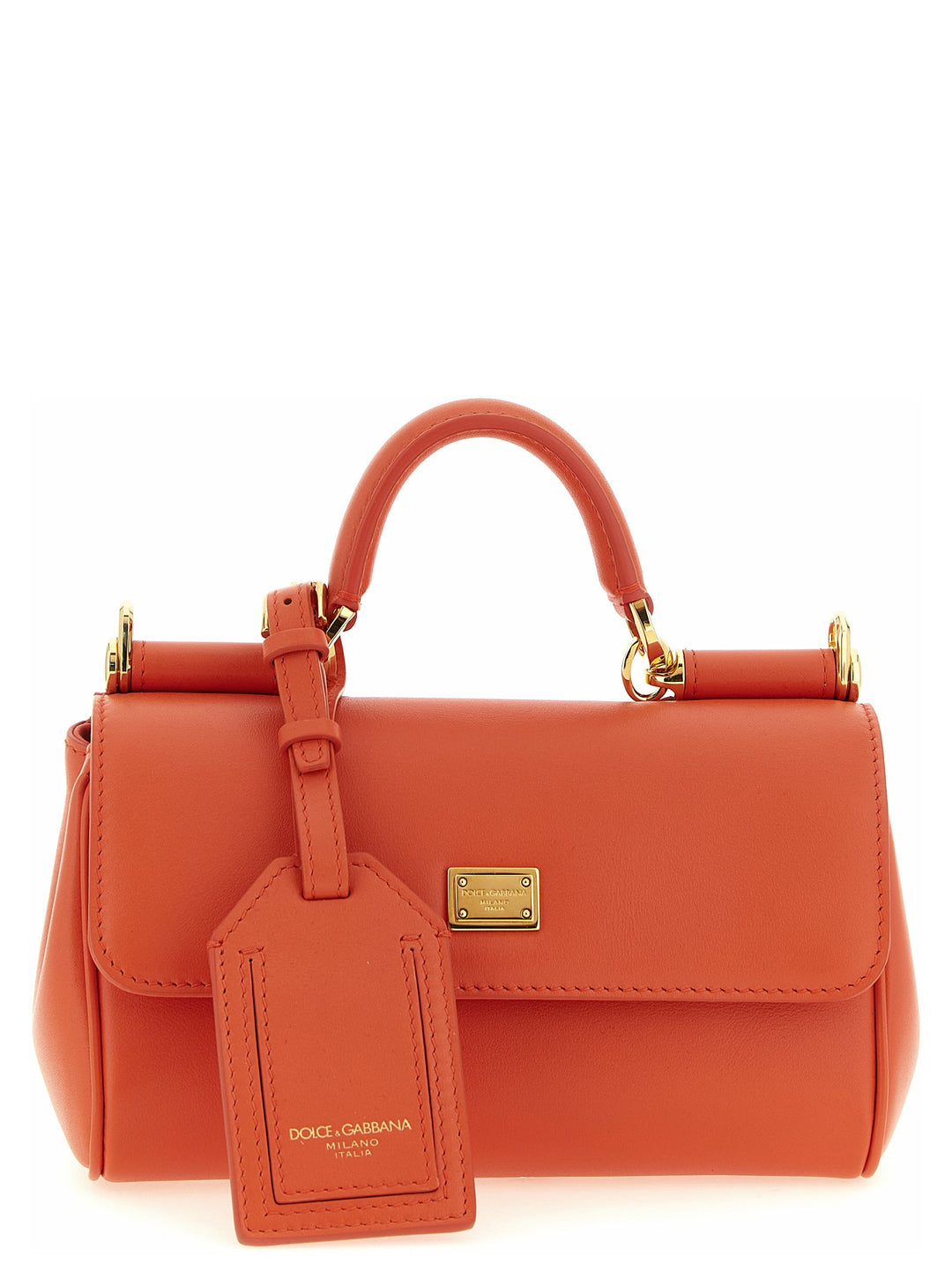 Women’s Dolce &amp; Gabbana Orange Calfskin Handbag