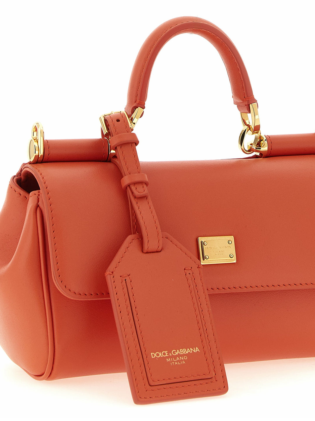 Women’s Dolce &amp; Gabbana Orange Calfskin Handbag