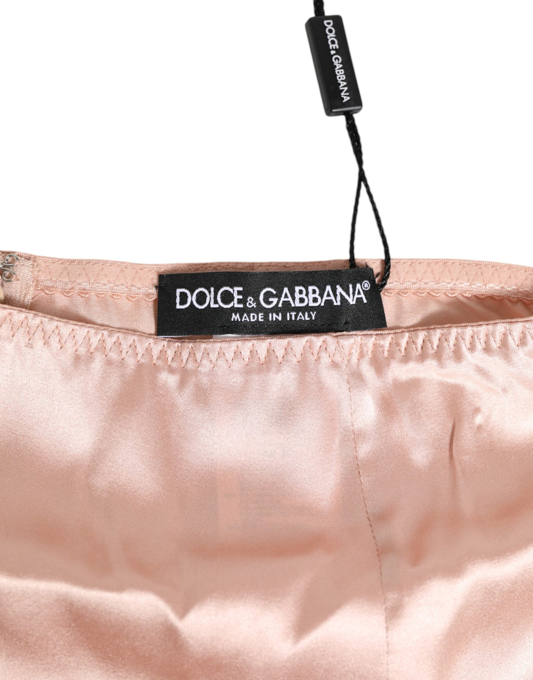 Women’s Dolce &amp; Gabbana Pink Acetate High Waist Shorts Panty Underwear