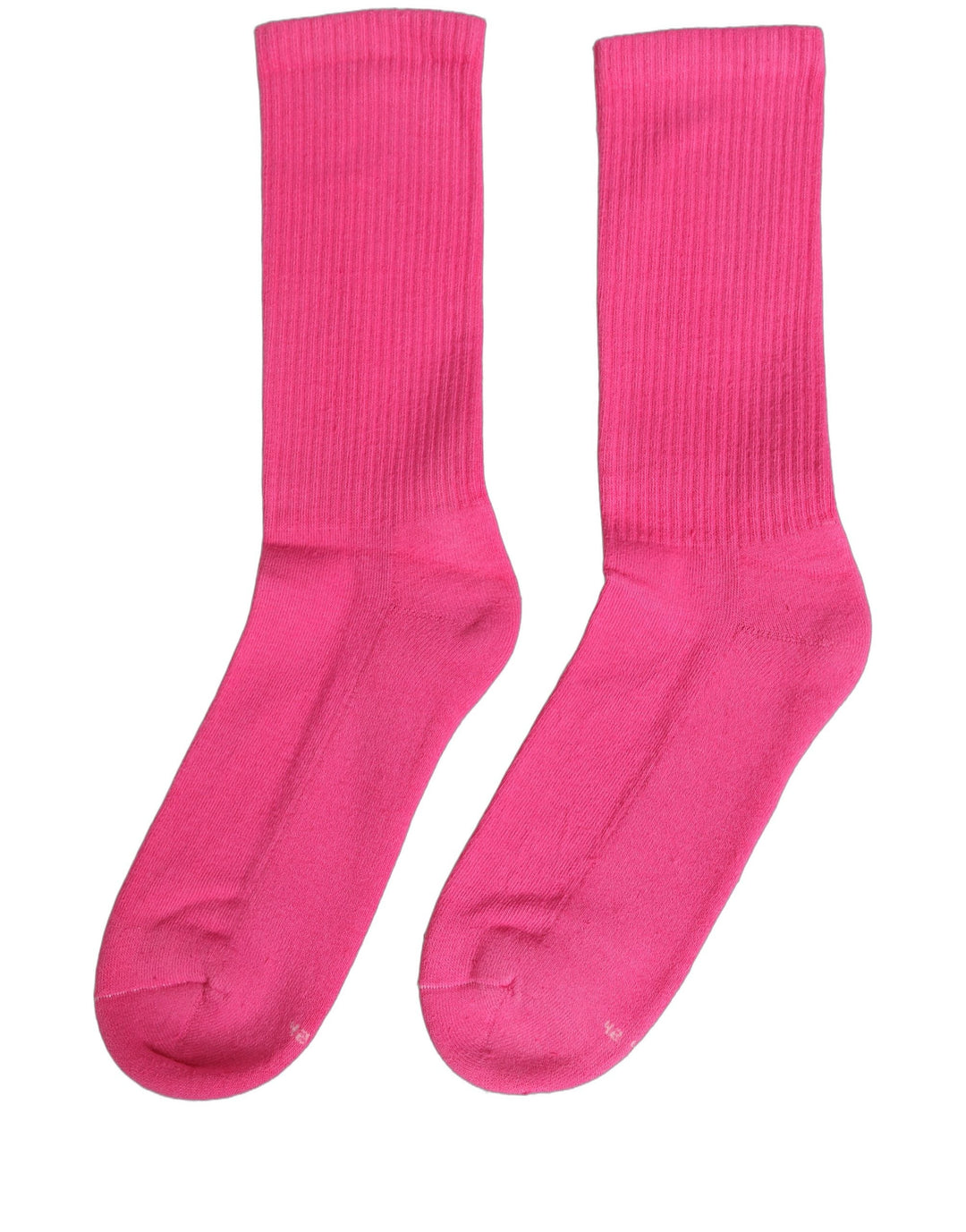 Women’s Dolce &amp; Gabbana Pink Cotton Ribbed Mid Calf Women Accessory Socks