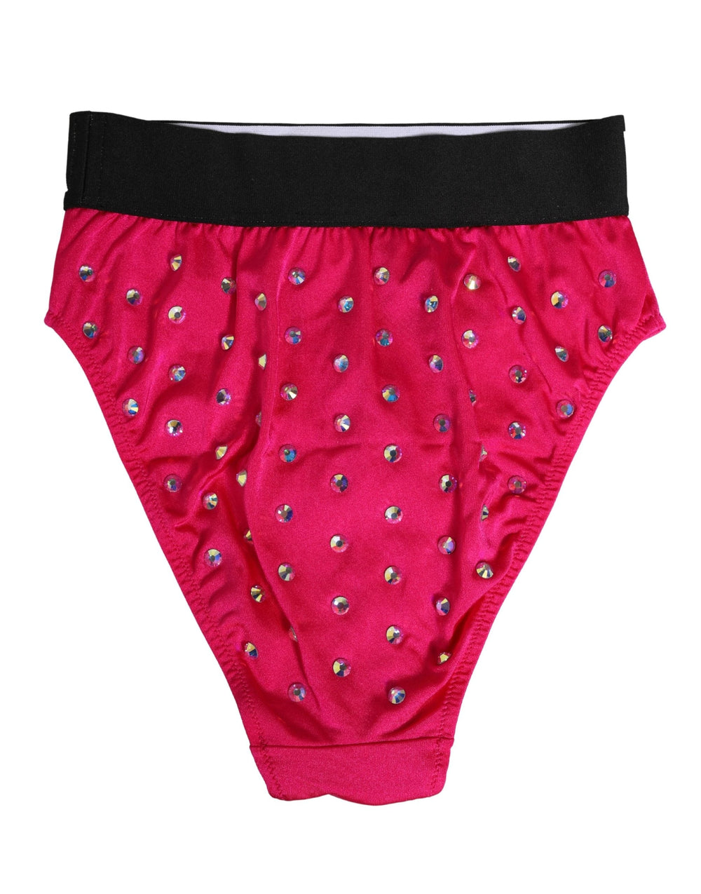 Women’s Dolce & Gabbana Pink Crystal High Waist Brief Panty Underwear
