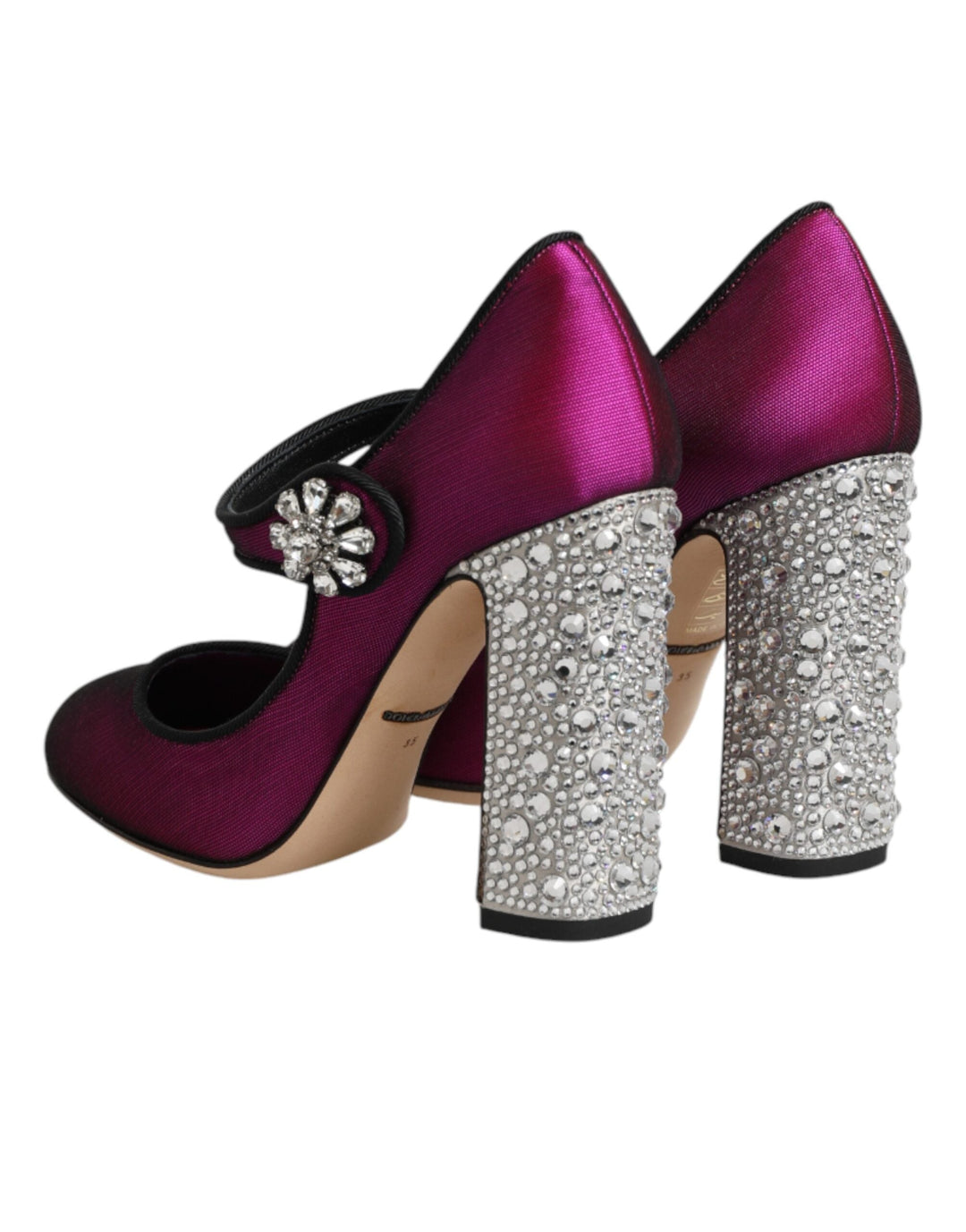 Women’s Dolce &amp; Gabbana Pink Embellished High Heels Pumps Shoes