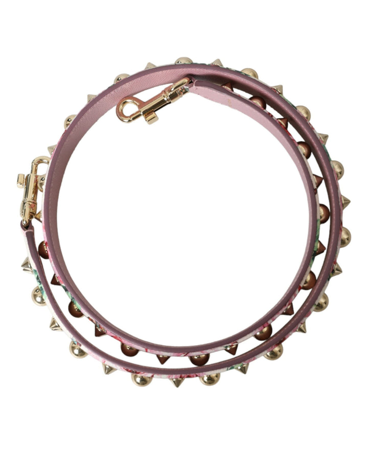 Women’s Dolce &amp; Gabbana Pink Floral Handbag Accessory Shoulder Strap