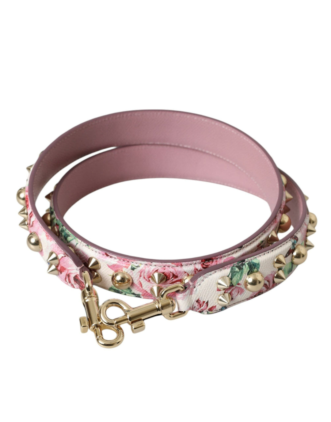 Women’s Dolce & Gabbana Pink Floral Handbag Accessory Shoulder Strap