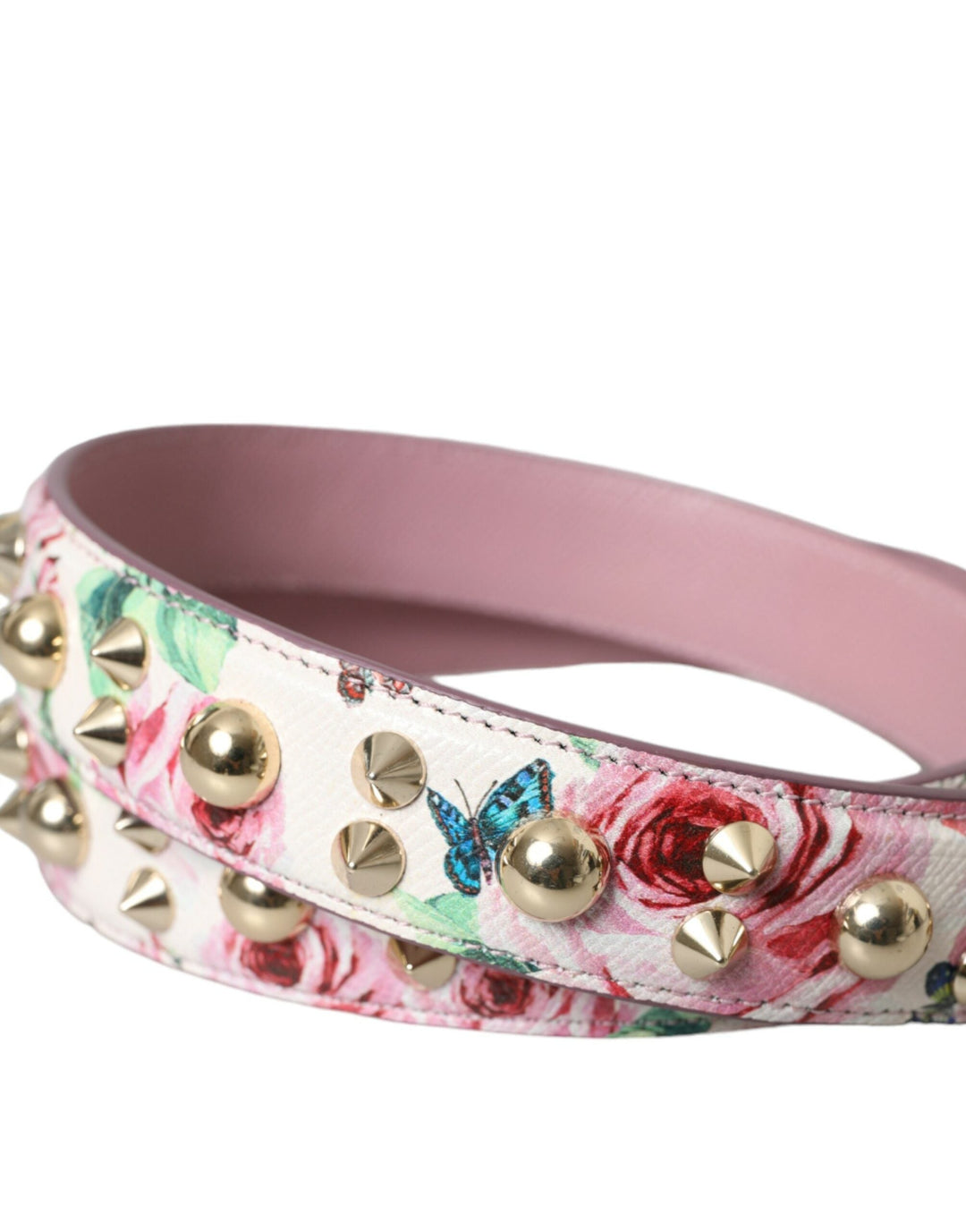 Women’s Dolce &amp; Gabbana Pink Floral Handbag Accessory Shoulder Strap