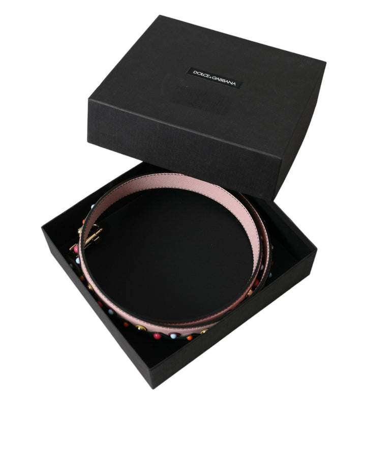 Women’s Dolce &amp; Gabbana Pink Leather Handbag Accessory Shoulder Strap