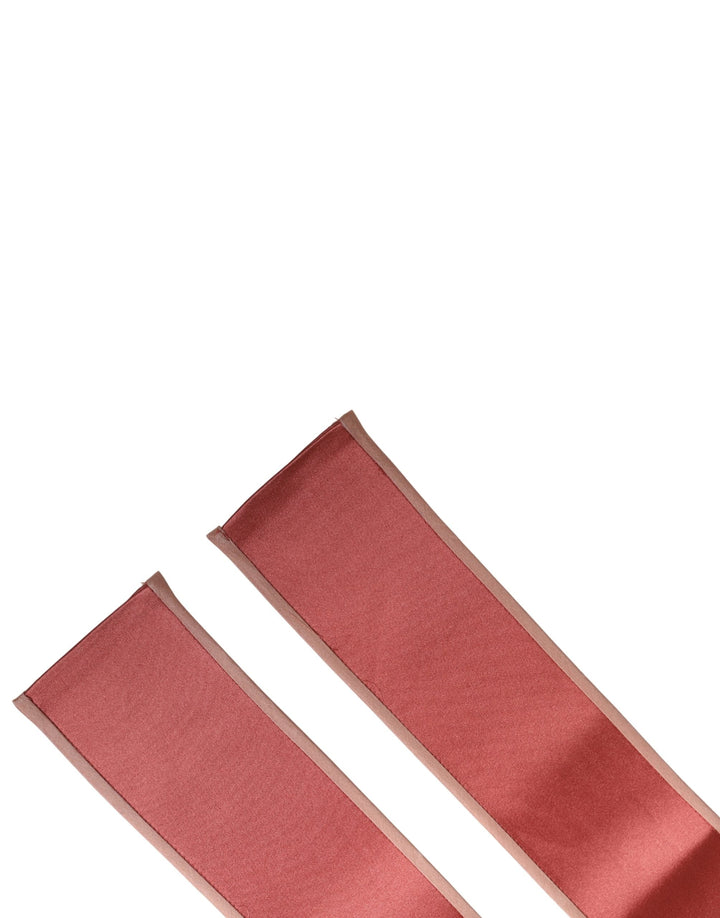 Women’s Dolce &amp; Gabbana Pink Silk Satin Waist Women Cintura Belt