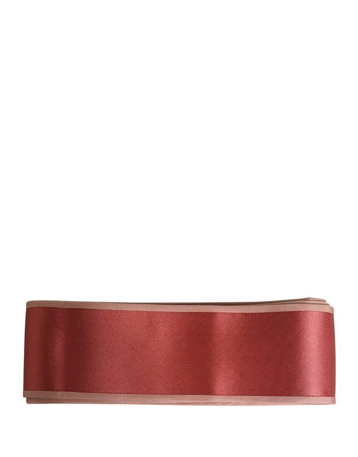 Women’s Dolce &amp; Gabbana Pink Silk Satin Waist Women Cintura Belt