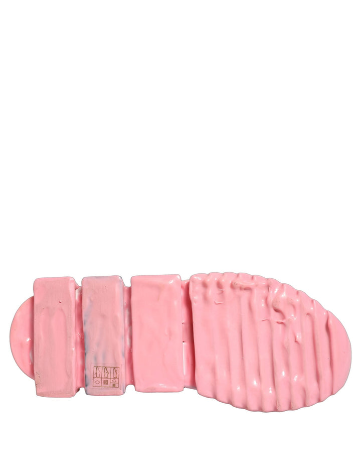 Dolce &amp; Gabbana Pink Slip On Low Top Sorrento Sneakers Shoes