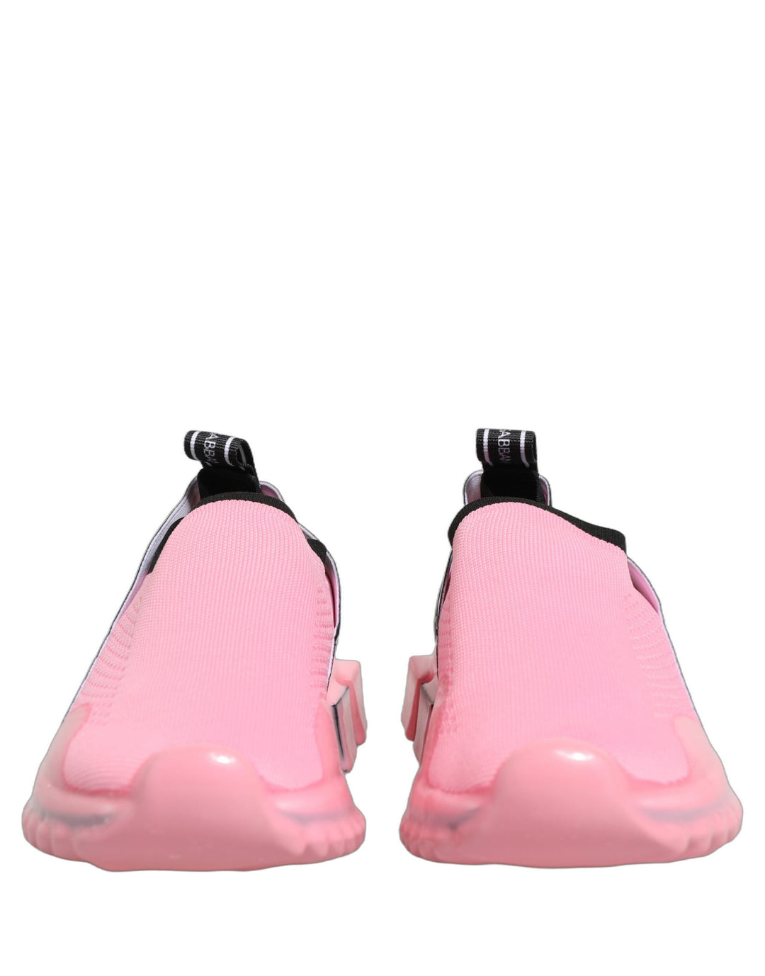 Dolce &amp; Gabbana Pink Slip On Low Top Sorrento Sneakers Shoes