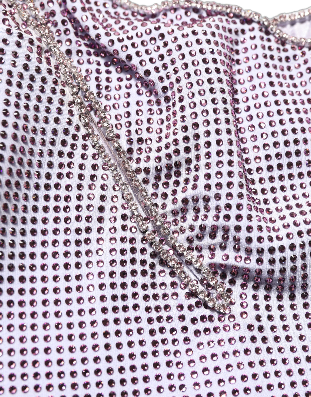 Women’s Dolce &amp; Gabbana Purple Crystal Oneshoulder Eveninggown Dress