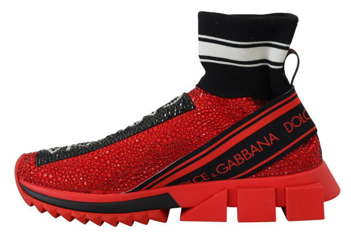 Zapatillas deportivas Dolce Gabbana Red Sorrento con fragancia de lujo para vestidos