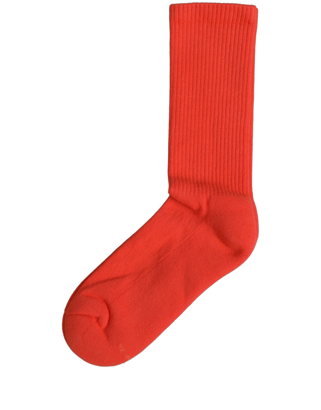 Women’s Dolce &amp; Gabbana Red Cotton Ribbed Mid Calf Women Accessory Socks