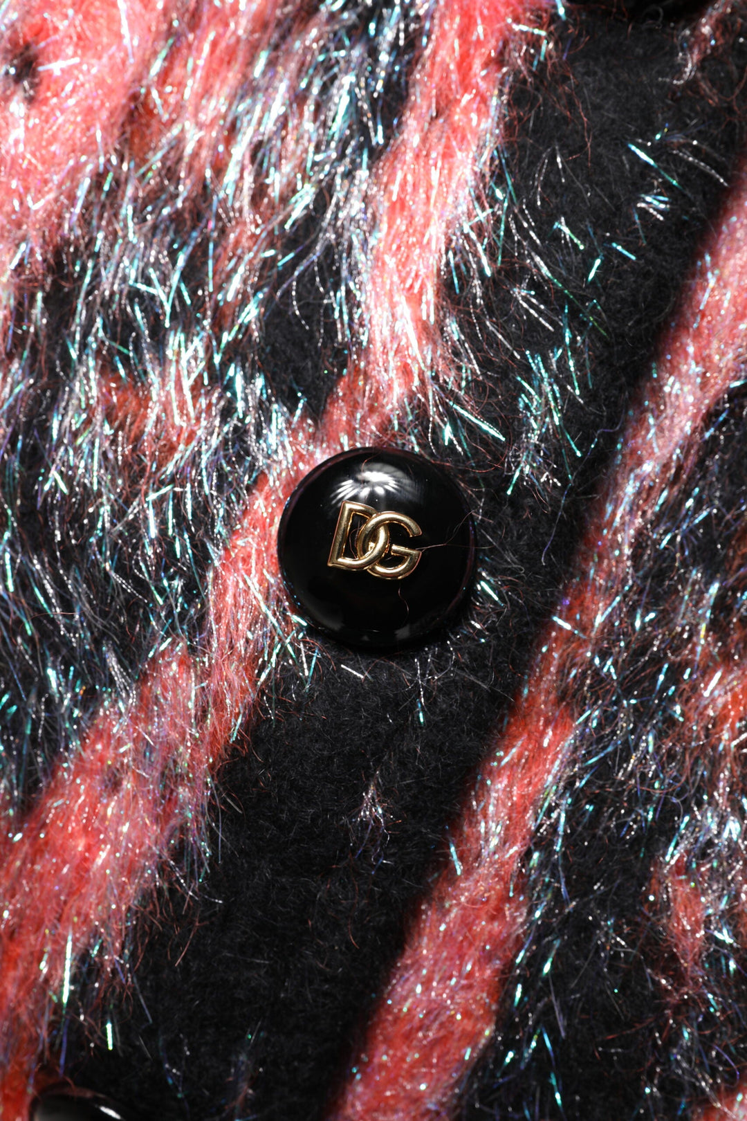 Women’s Dolce &amp; Gabbana Red Mohair Wool Button Down Cardigan Sweater