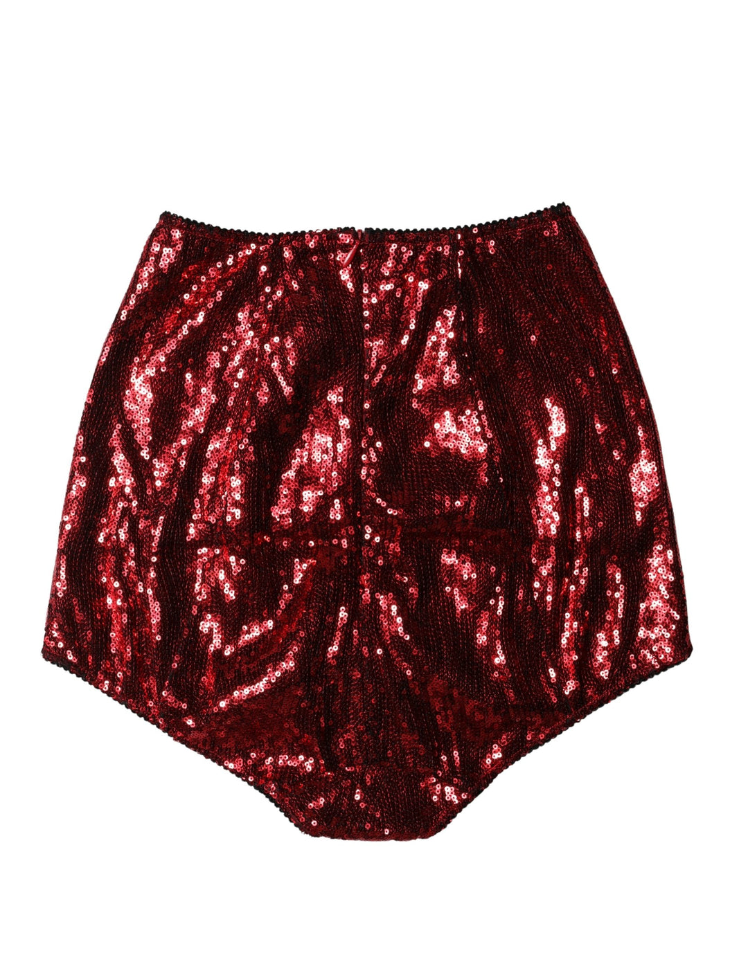 Women’s Dolce &amp; Gabbana Red Sequin Embellished High Waist Girdle Underwear