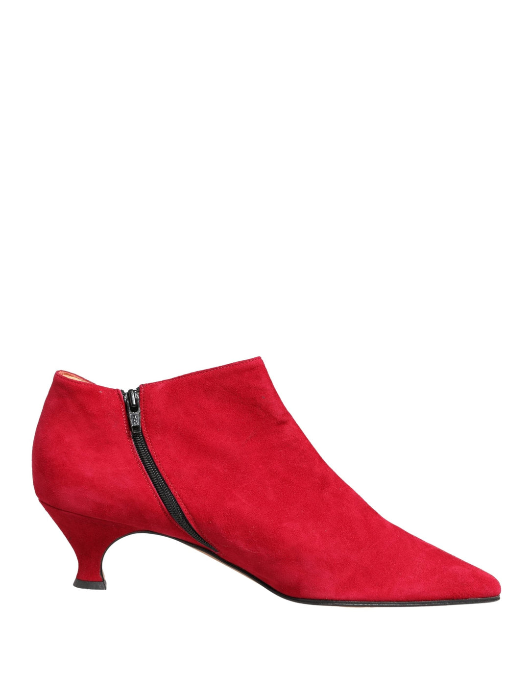 Women’s Dolce &amp; Gabbana Red Suede Ankle Boots Shoes