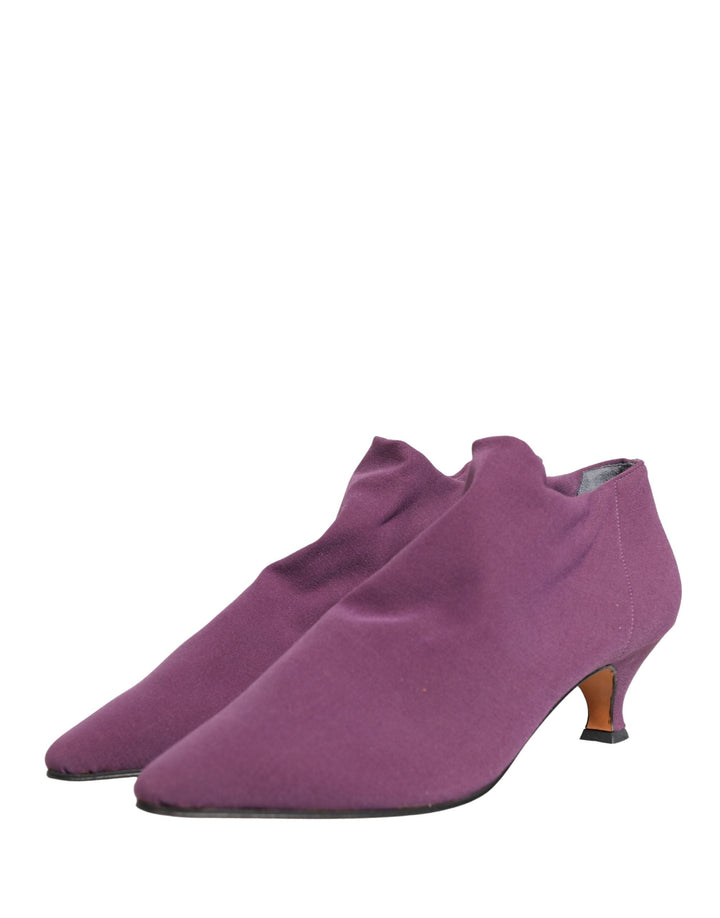Women’s Dolce &amp; Gabbana Shoes Purple Suede Ankle Boots