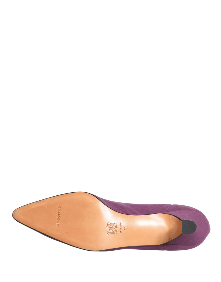 Women’s Dolce &amp; Gabbana Shoes Purple Suede Ankle Boots