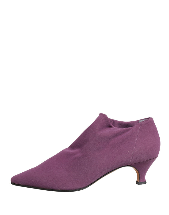 Women’s Dolce &amp; Gabbana Shoes Purple Suede Ankle Boots