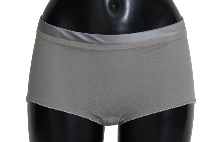 Women’s Dolce &amp; Gabbana Underwear Silver with Net Silk Bottoms