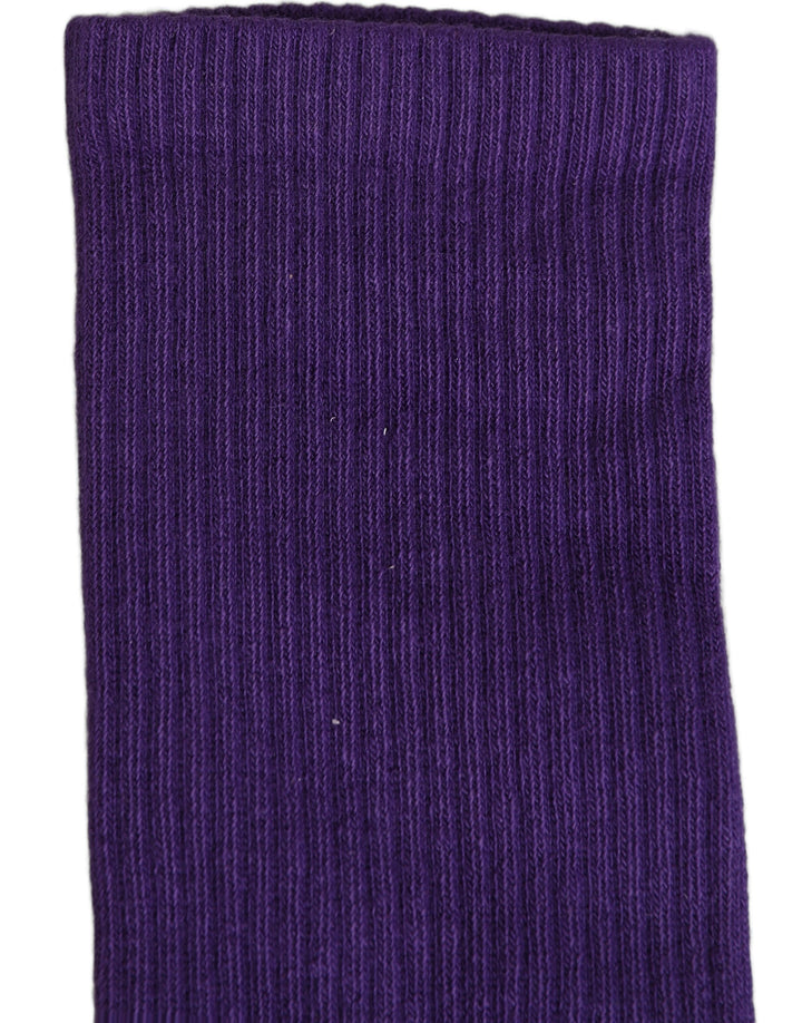 Women’s Dolce &amp; Gabbana Violet Cotton Ribbed Mid Calf Women Accessory Socks