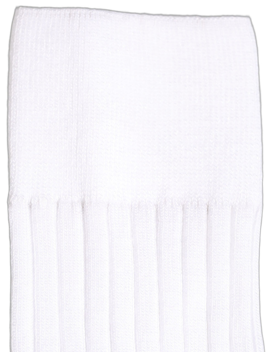 Women’s Dolce &amp; Gabbana White Cotton Ribbed Logo Over the Calf Women Socks