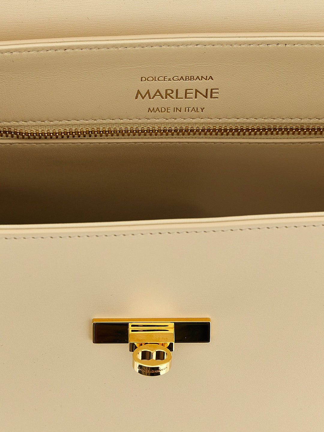 Women’s Dolce &amp; Gabbana White Lamb Leather Handbag