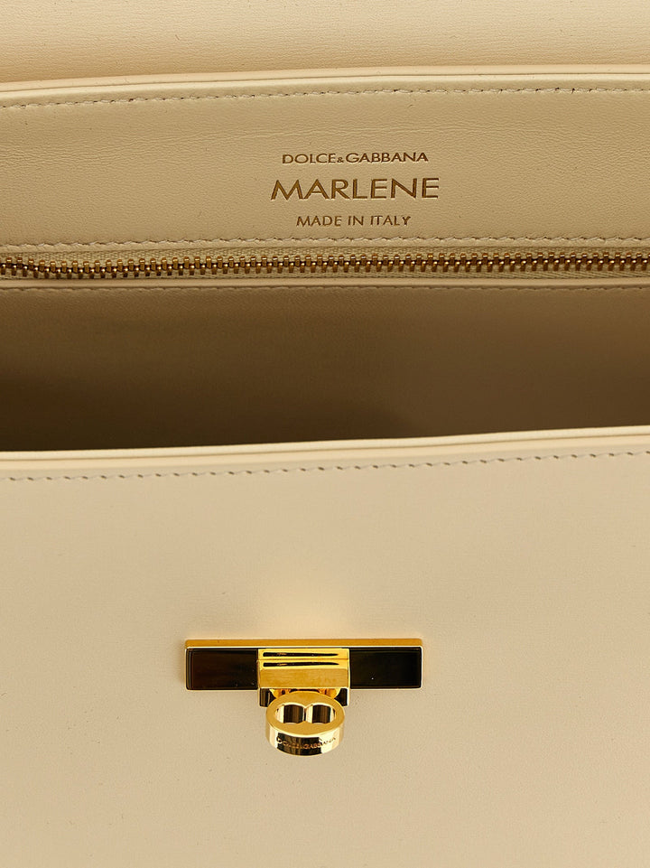 Women’s Dolce &amp; Gabbana White Lamb Leather Handbag
