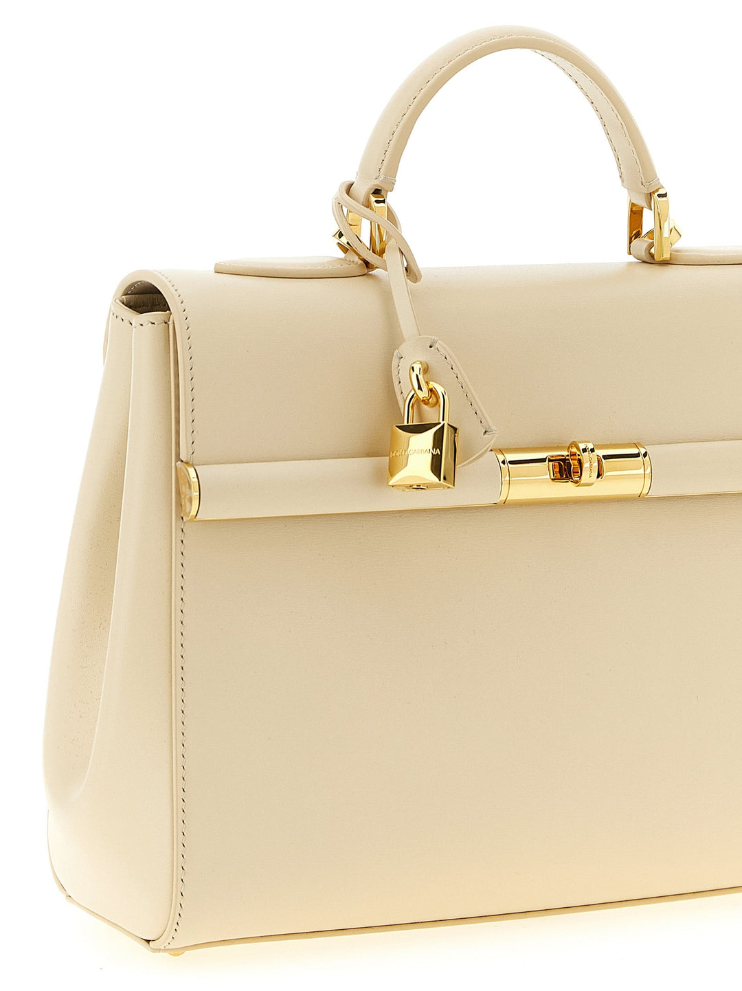 Women’s Dolce &amp; Gabbana White Lamb Leather Handbag