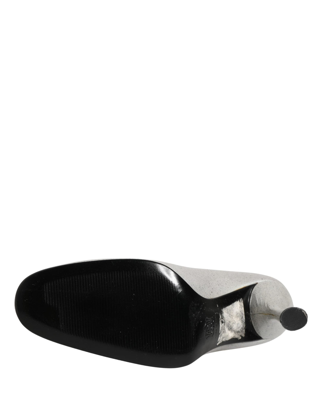 Women’s Dolce &amp; Gabbana White Leather High Heels Women Pumps Shoes