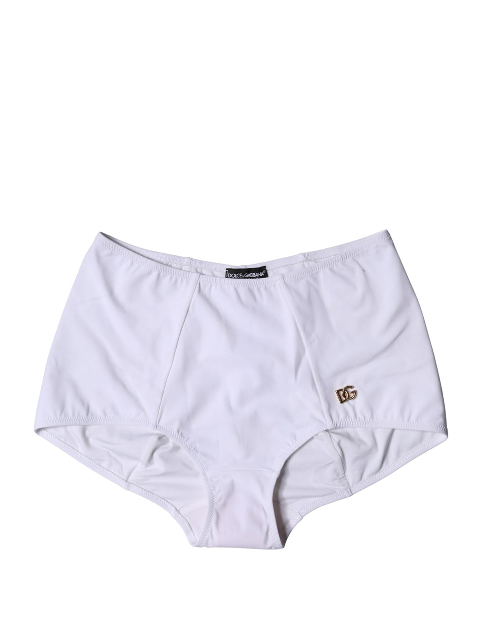 Women’s Dolce & Gabbana White Logo Girdle High Waist Panty Underwear