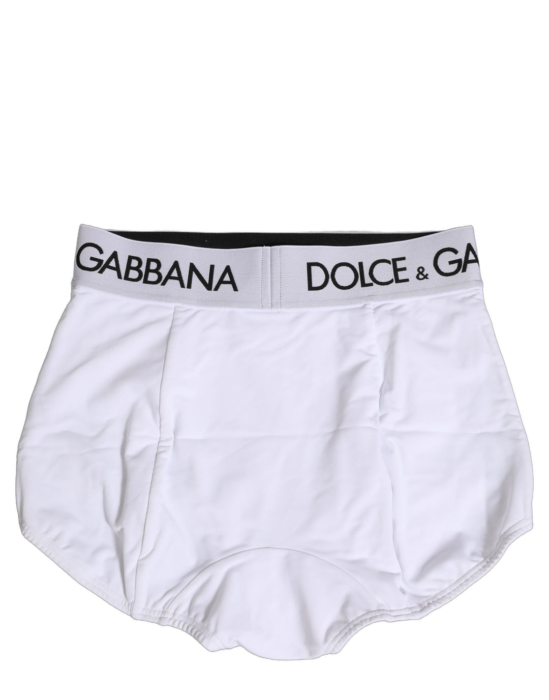 Dolce &amp; Gabbana White Logo Waistband Coulotte Panty Underwear
