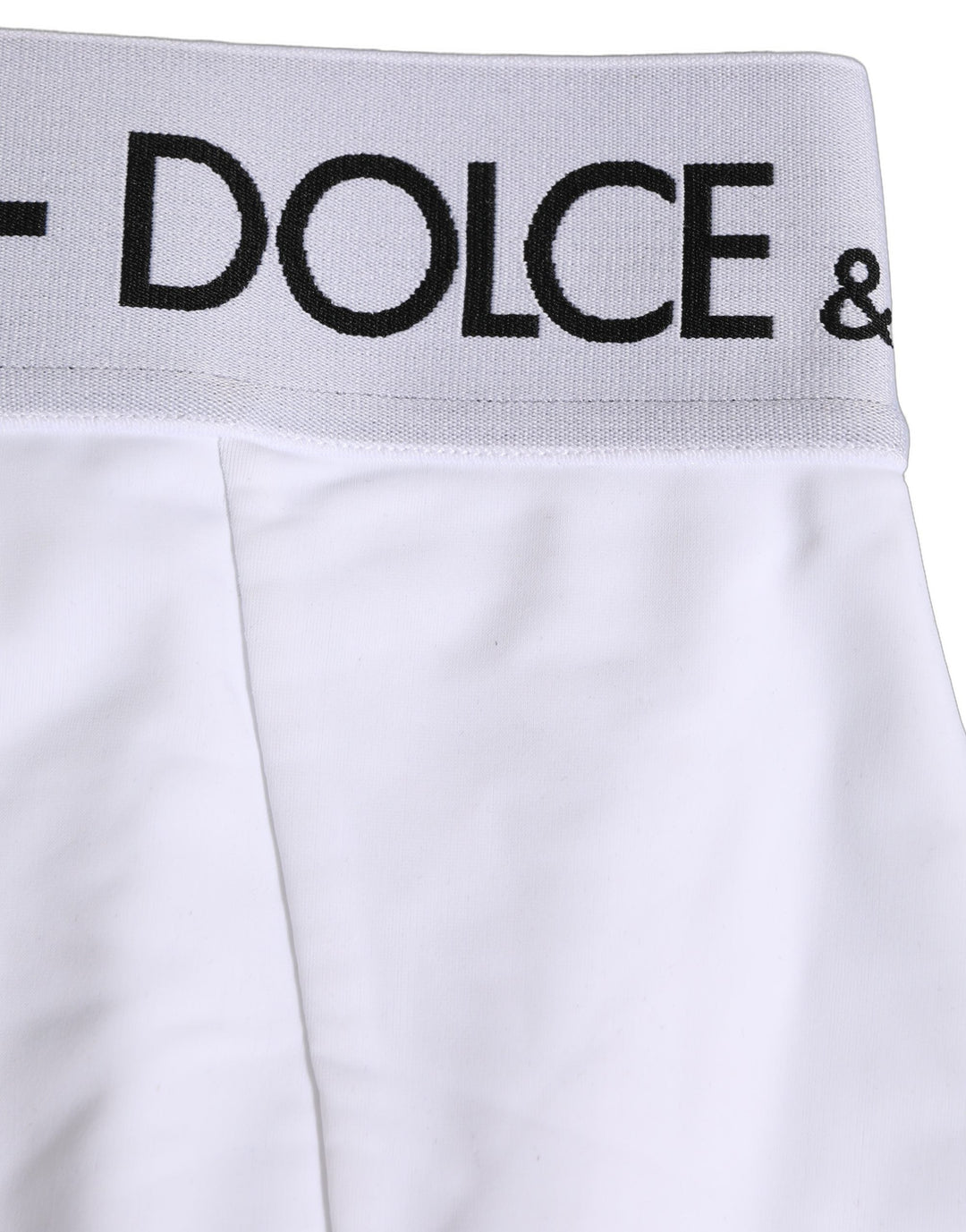 Dolce &amp; Gabbana White Logo Waistband Coulotte Panty Underwear