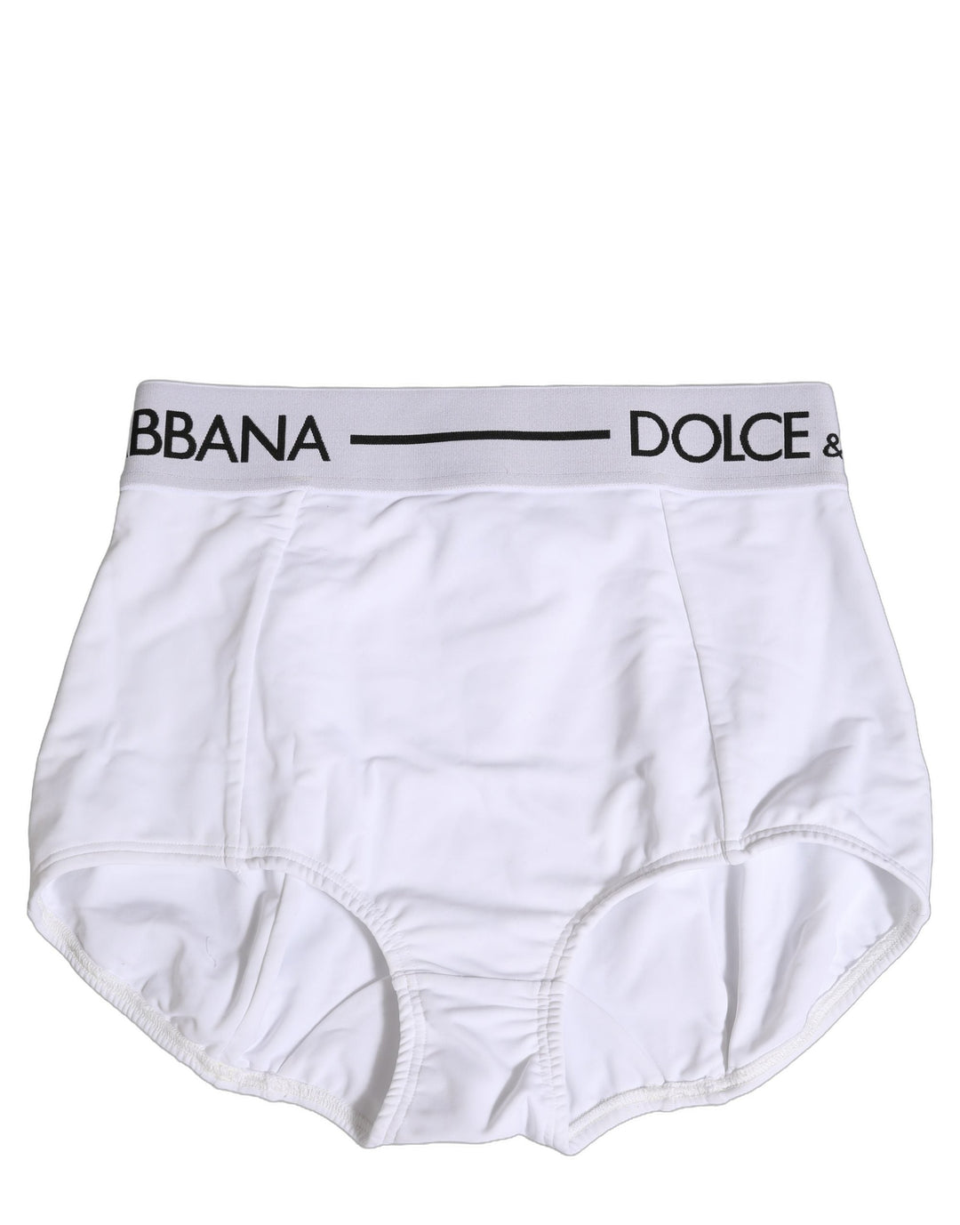 Dolce &amp; Gabbana White Logo Waistband Coulotte Panty Underwear