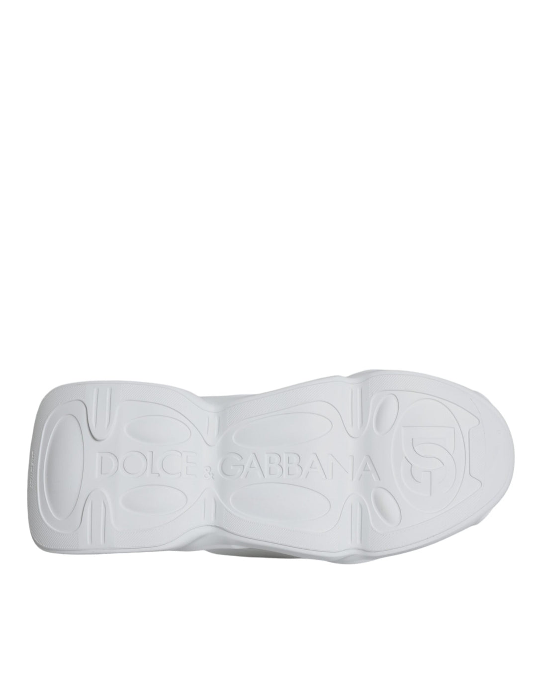 Zapatillas bajas de tela acolchada blancas de Dolce &amp;amp; Gabbana