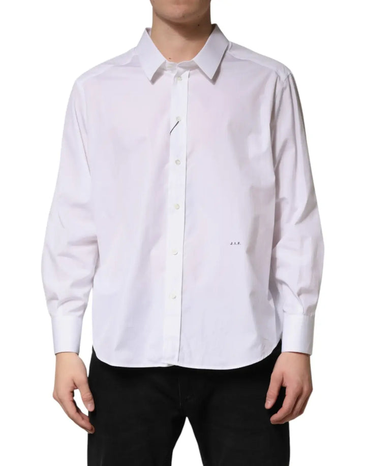 Women’s Dolce &amp; Gabbana White Sartoria Cotton Collared Dress Shirt