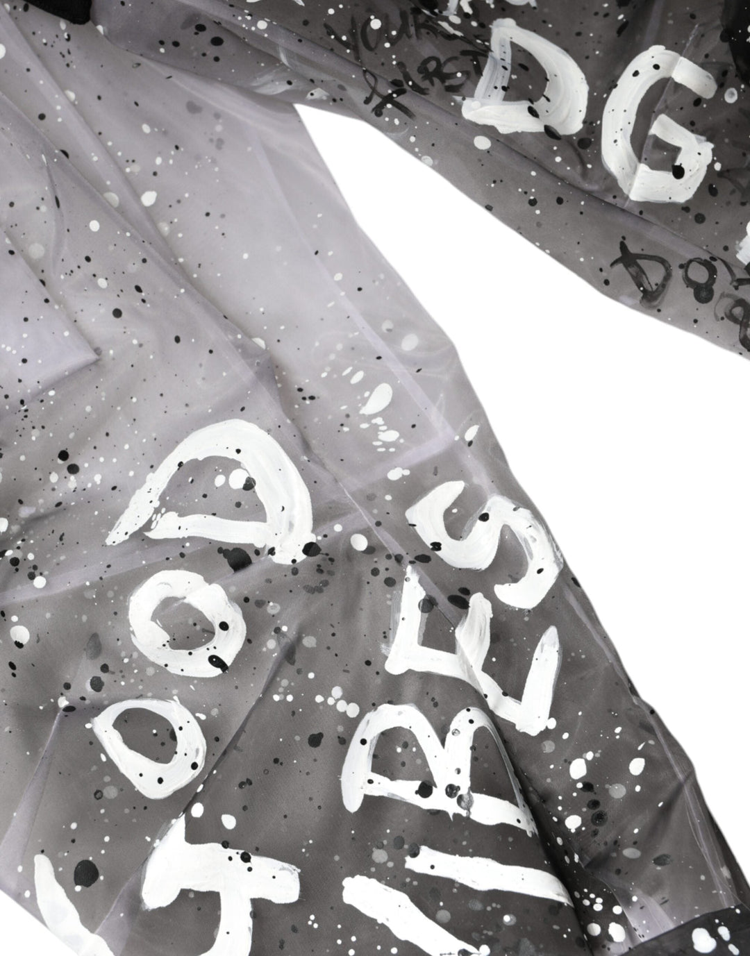 Women’s Dolce &amp; Gabbana White See Through Logo Cropped Cargo Pants