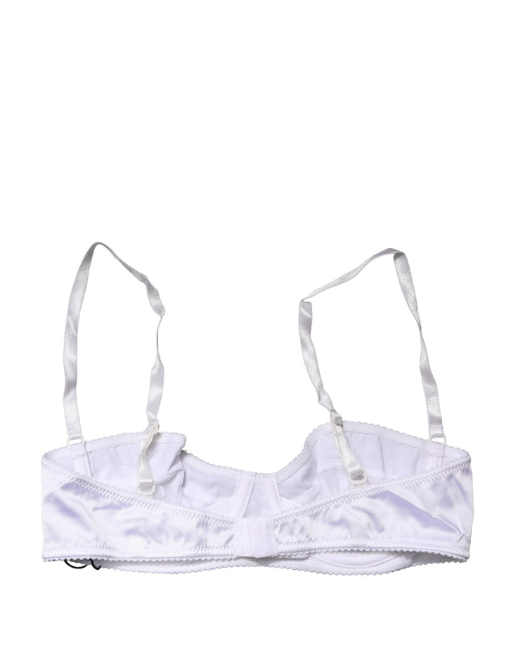 Women’s Dolce &amp; Gabbana White Semi-pad Underwire Balconette Bra Underwear