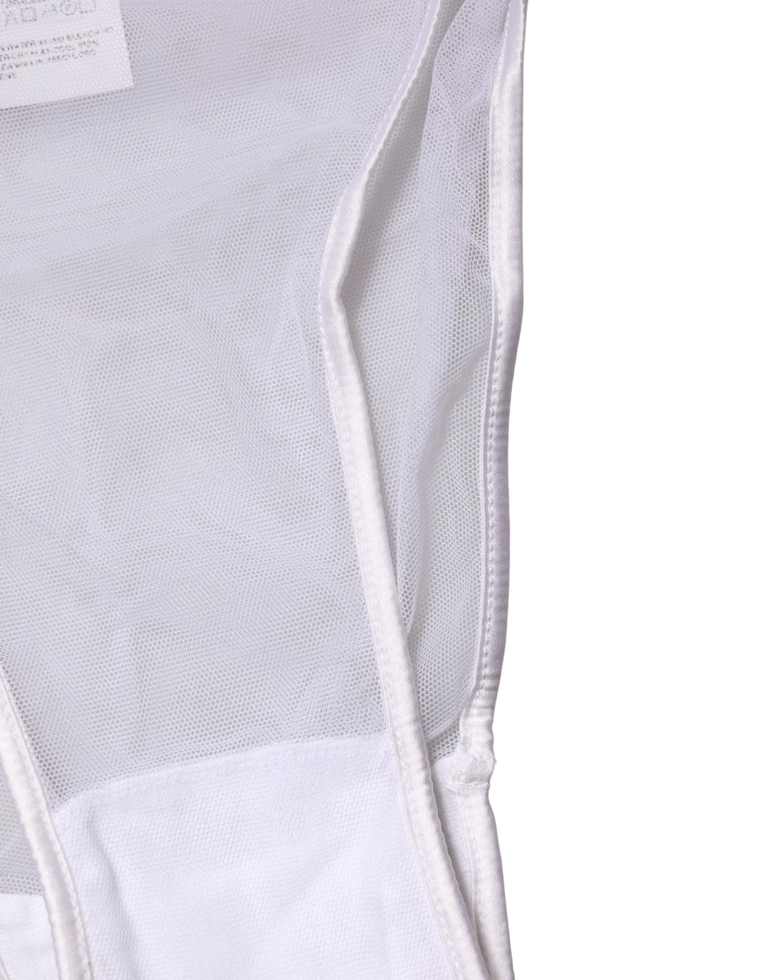 Women’s Dolce &amp; Gabbana White Sheer Silk Stretch High Brief Underwear